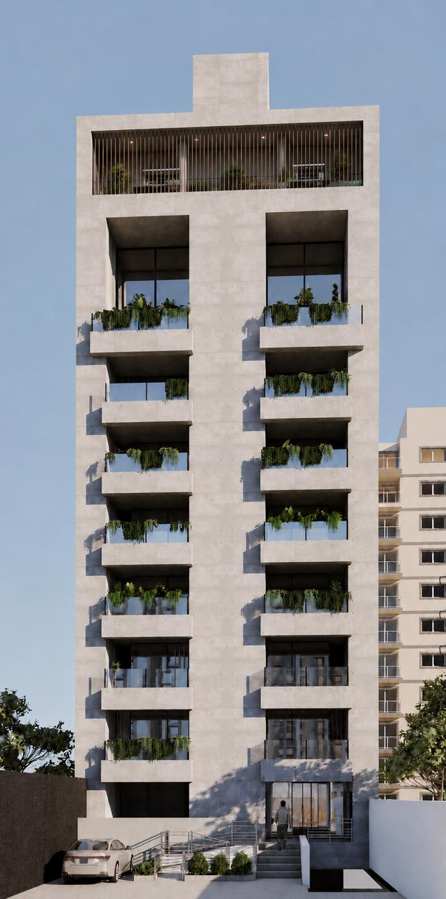 Torre Paunero — render de fachada del anteproyecto